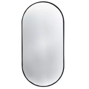 Зеркало Акваль Нова, 45 см, черная шагрень