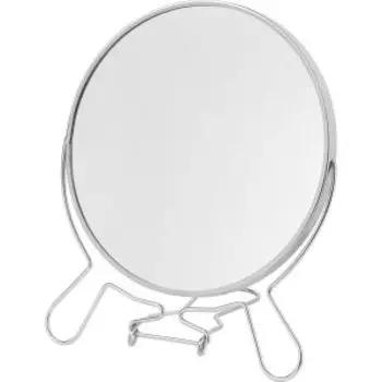 Зеркало настольное Рыжий кот, 17 см, двустороннее