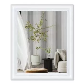 Зеркало в раме Dekart З, 40х50 см, МДФ, белый