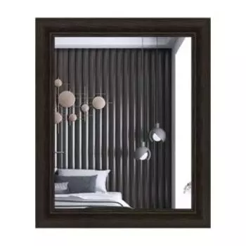 Зеркало в раме Dekart З, 40х50 см, МДФ, коричневый