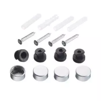 Зеркалодержатель Tech-Krep, без сверления, 17 мм, матовый хром