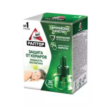 жидкость от комаров РАПТОР 30 ночей