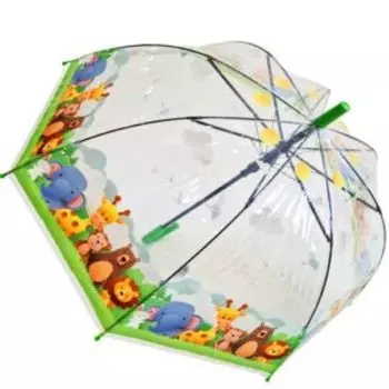 Зонт-трость детский Fine, полуавтомат, в ассортименте