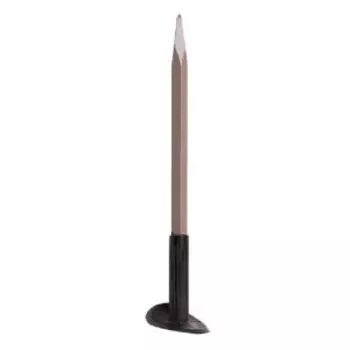 Зубило точечное BIBER Стандарт, протектор, 15х300мм