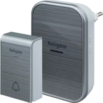 Звонок Navigator 80 507, от сети, 36 мелодий, серебро