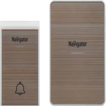 Звонок Navigator 80 511, 36 мелодий, на батарейках, бежевый