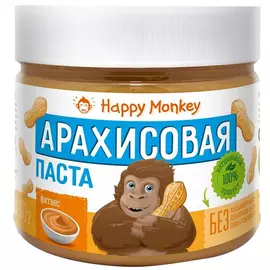 Арахисовая паста Happy monkey "Фитнес", 330 г