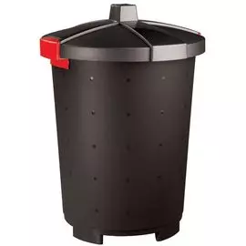 Бак хозяйственный Phibo "Бинго", пластиковый, черный, 45 л