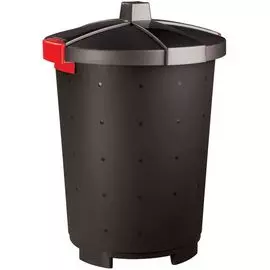 Бак хозяйственный Phibo "Бинго", пластиковый, черный, 65 л