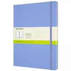 Блокнот Moleskine "Classic", XL, голубой, нелинованный, 192 страницы