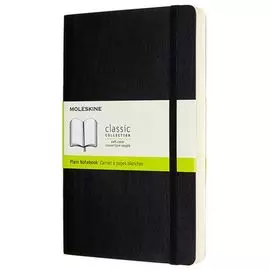 Блокнот Moleskine "Expended Large", черный, нелинованный, 400 страниц