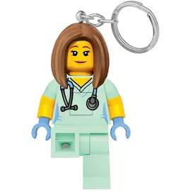 Брелок-фонарик для ключей Lego "Classic - Nurse"