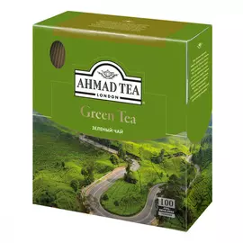 Чай Ahmad "Green Tea", зеленый, 100 пакетиков