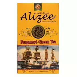 Чай Alizee "Bergamot Green Tea", зеленый листовой с бергамотом, 100 гр