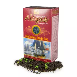 Чай Alizee "Earl Gray Black Tea", черный листовой с бергамотом, 100 г