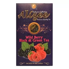 Чай Alizee "Wild Berry Black &amp; Green Tea", купаж листовой, 100 гр