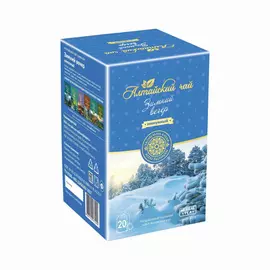 Чай Алтайский чай "Зимний вечер", травяной , 20 пакетиков