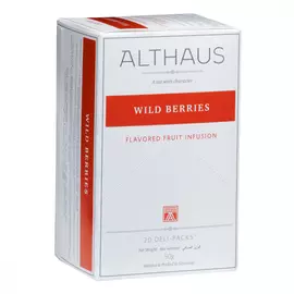 Чай Althaus "Wild Berries", травяной, 20 пакетиков