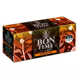 Чай BonTime "Natural Tea", черный, 25 пакетиков