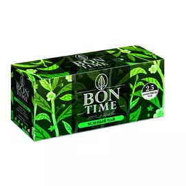 Чай BonTime "Natural Tea", зелёный, 25 пакетиков