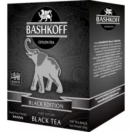 Чай черный Bashkoff tea "Black Edition", 100 пакетиков