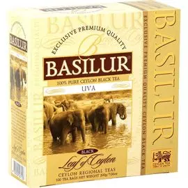 Чай черный Basilur Ува, 100 пакетиков