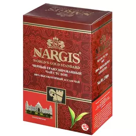 Чай черный Nargis "Assam BOP", гранулированный, 250 г