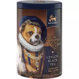 Чай черный Richard "Royal Dogs Bulldog", 20 пирамидок