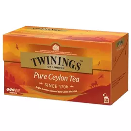 Чай черный Twinings "Цейлон", 25 сашет