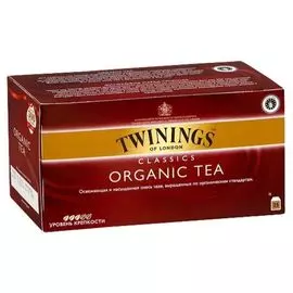 Чай черный Twinings "Органик", 25 сашет