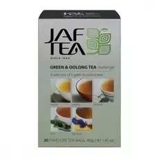 Чай Jaf Tea "Green &amp; Oolong Melange", зеленый, ассорти 5 видов по 4 сашета