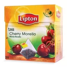 Чай Lipton"Cherry Morello", черный с вишней, 20 пирамидок