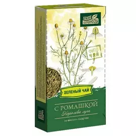 Чай Наследие природы "Зеленый с ромашкой", 20 пакетиков