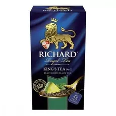 Чай Richard "King's Tea", черный с добавками, 25 пакетиков