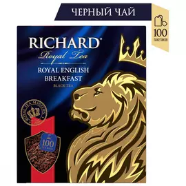 Чай Richard "Royal English Breakfast", черный, 100 пакетиков