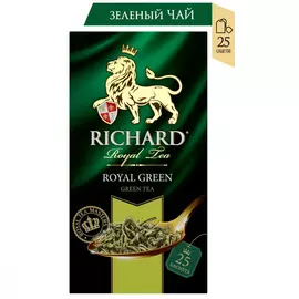 Чай зеленый Richard Royal Green, 25 пакетиков