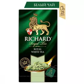 Чай Richard "Royal White Tea", белый, 25 пакетиков