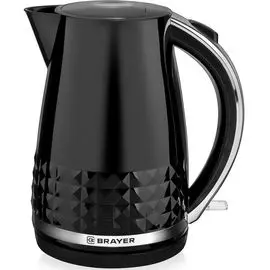 Чайник электрический Brayer BR-1009, 2200 Вт, 1,7 л, пластик, черный