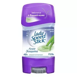 Дезодорант-антиперспирант Lady Speed Stick "Aloe", гель, 65 г