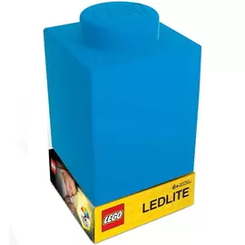 Фонарик силиконовый Lego, синий