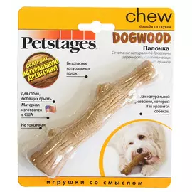 Игрушка для собак Petstages "Dogwood | Палочка деревянная", 16 см малая