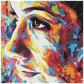 Картина по номерам Котеин "В стиле граффити", 21 цвет, 30х30 см
