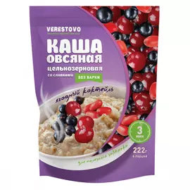 Каша овсяная Verestovo "Ягодный коктейль", 222 г