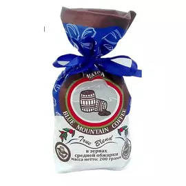 Кофе Elcotrader "Jamaica Blue Mountain Blend", средней обжарки, в зёрнах, 200 гр