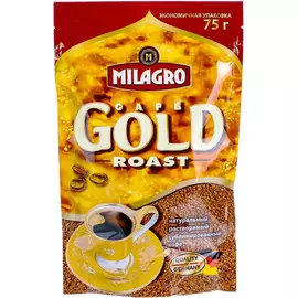 Кофе растворимый Milagro "Gold Roast", 75 г