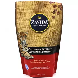 Кофе в зернах Zavida "Colombian Supremo", 340 г