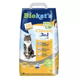 Комкующийся наполнитель Biokat's "Classic", 18 л