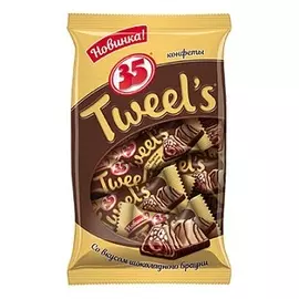 Конфеты "35 Tweel's", со вкусом шоколадного брауни, 280 г