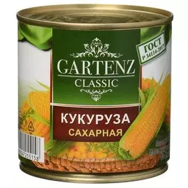 Консервы Gartenz classic "Кукуруза сладкая", 400 г