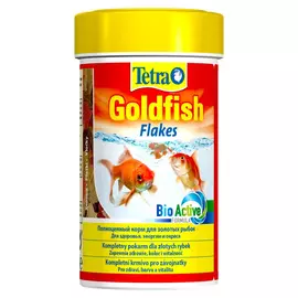 Корм для всех видов Золотых рыбок Tetra "Goldfish", в хлопьях, 100 мл